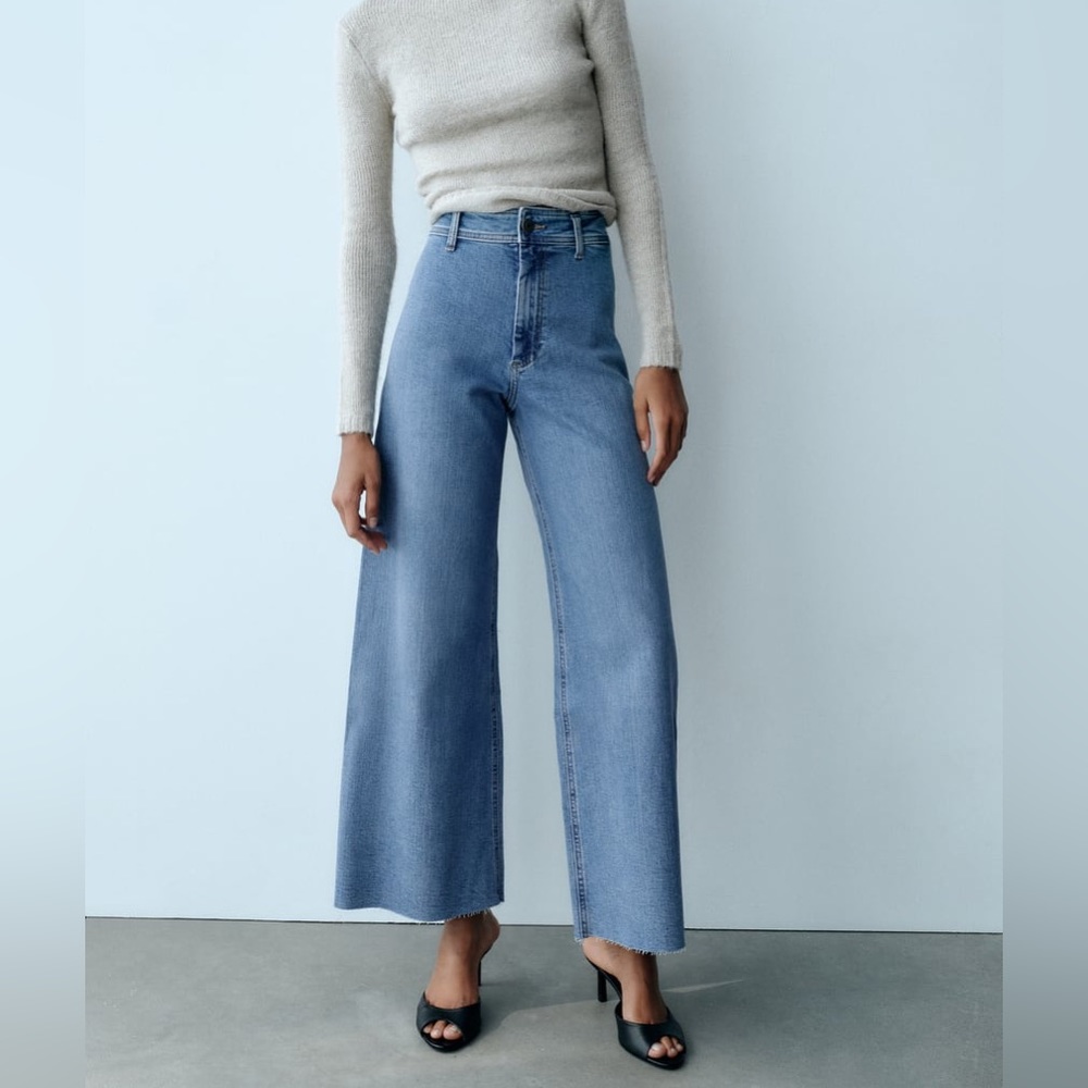 ZW MARINE STRAIGHT HIGH RISE JEANS Medium wash